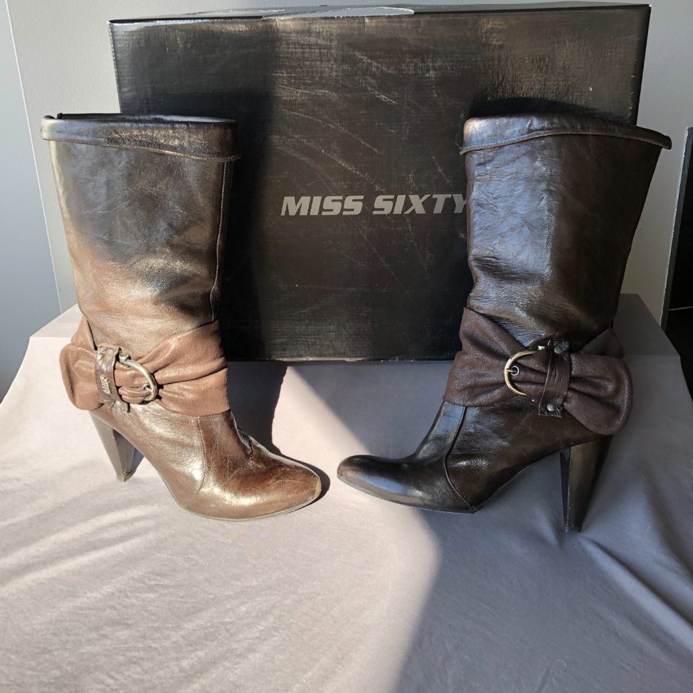 Miss Sixty Aston Boots Dark Brown